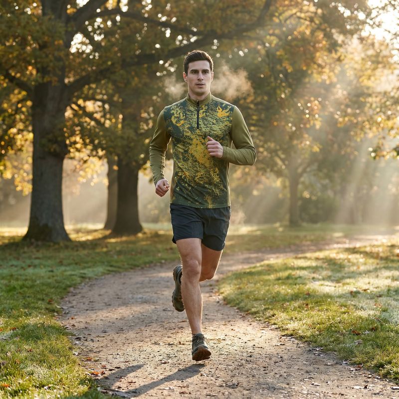 Pánske bežecké tričko s dlhým rukávom Joma R-Nature green 10