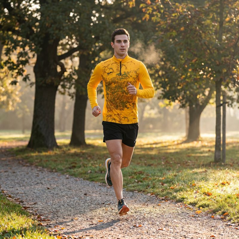 Pánske bežecké tričko s dlhým rukávom Joma R-Nature gold 11