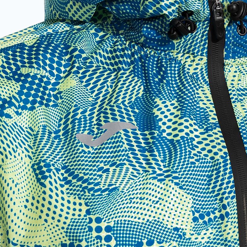 Pánska bežecká bunda Joma R-City Raincoat lime 5