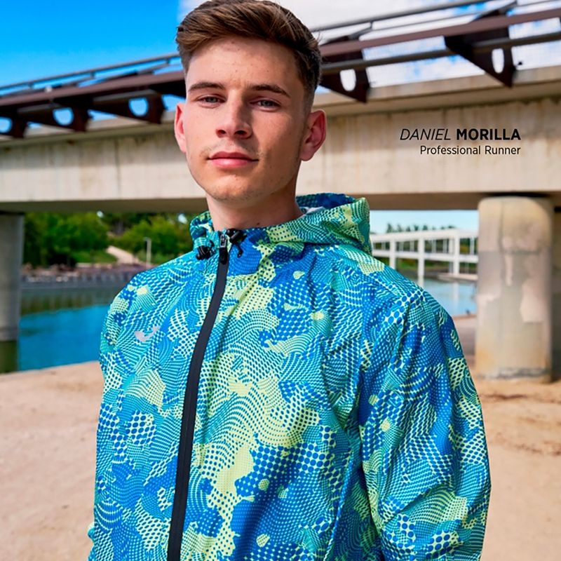 Pánska bežecká bunda Joma R-City Raincoat lime 8