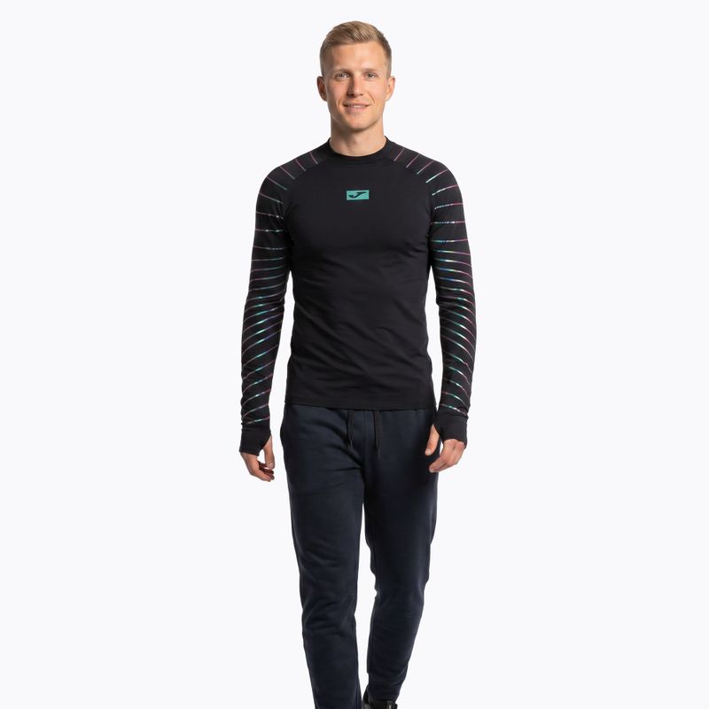 Pánske bežecké tričko s dlhým rukávom Joma R-Night black 2