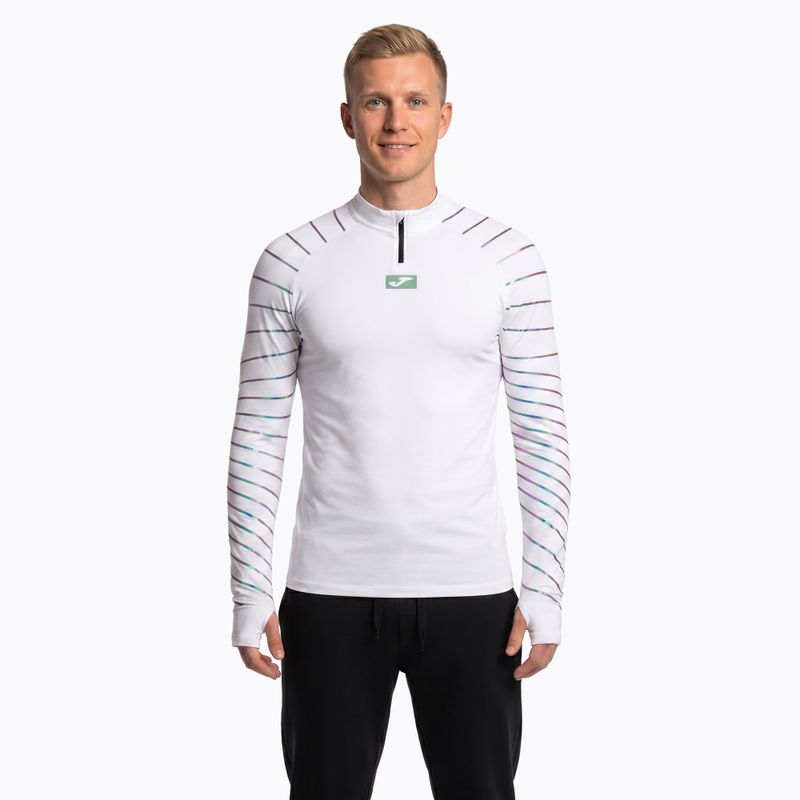 Pánske bežecké tričko s dlhým rukávom Joma R-Night white