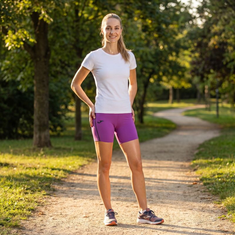 Dámske bežecké šortky Joma R-City Iconic violet 10