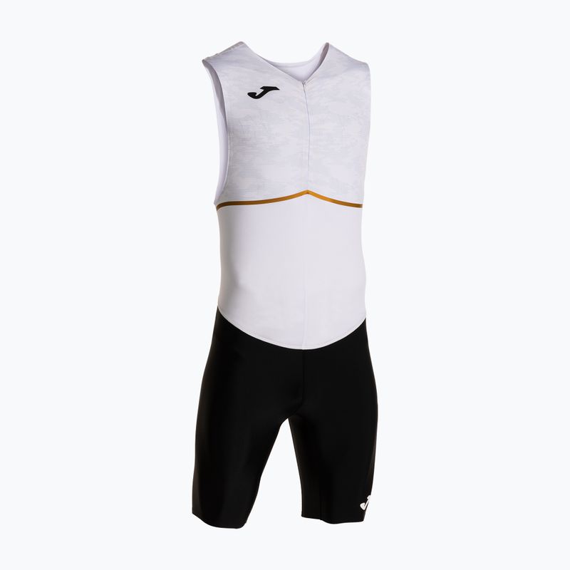 Pánsky triatlonový oblek Joma Record III Bodysuit white/black