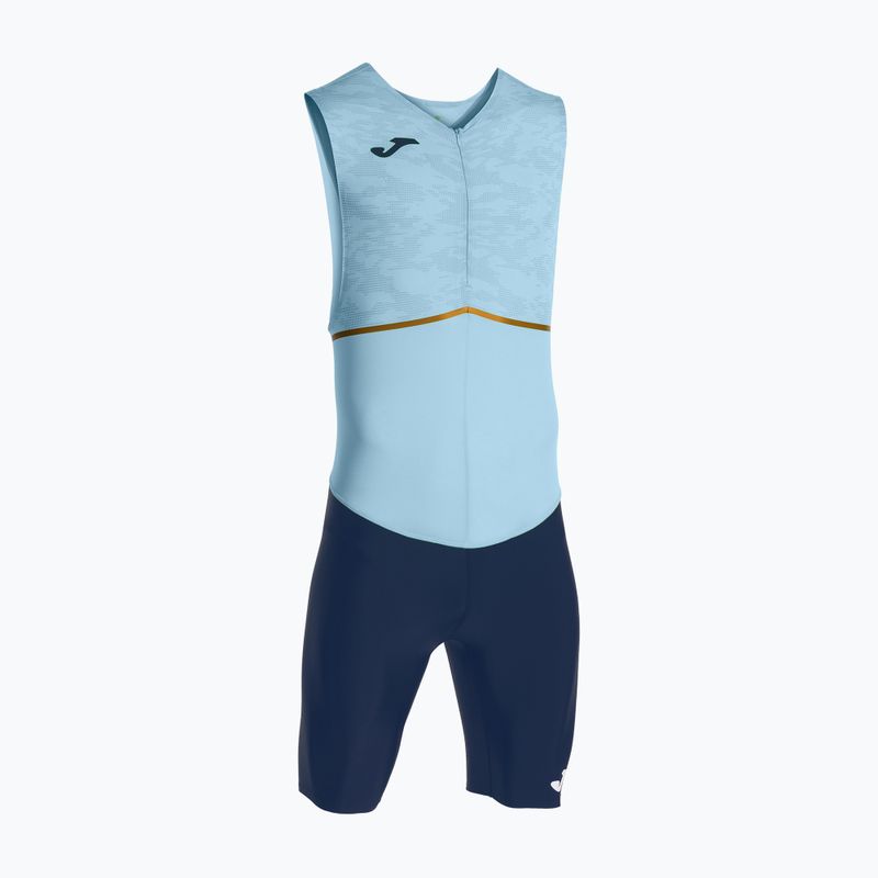 Pánsky triatlonový oblek Joma Record III Bodysuit sky blue-navy