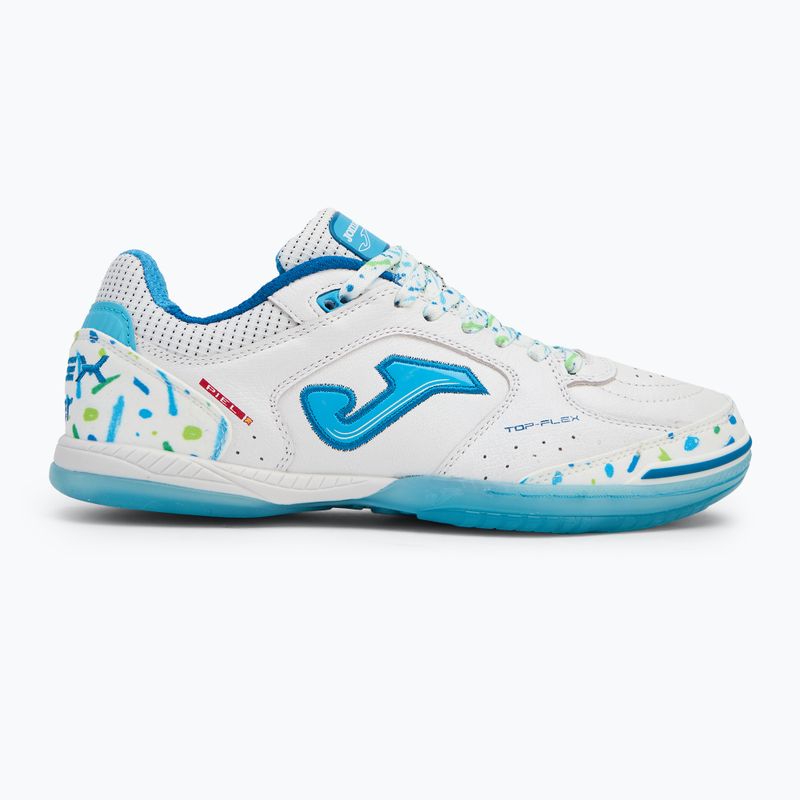 Pánske kopačky Joma Top Flex IN white/blue 2