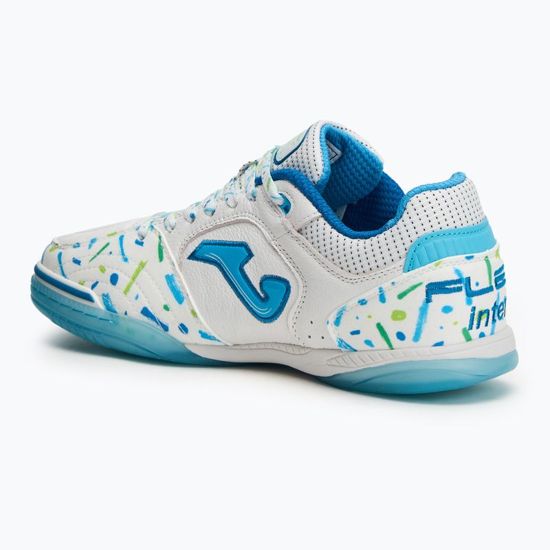 Pánske kopačky Joma Top Flex IN white/blue 3
