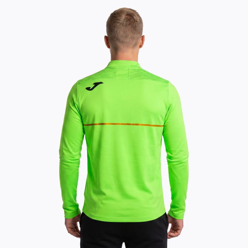 Pánska bežecká mikina Joma Record III fluor green 3