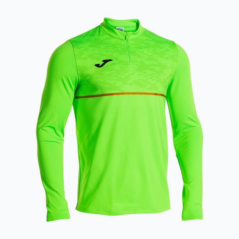 Pánska bežecká mikina Joma Record III fluor green