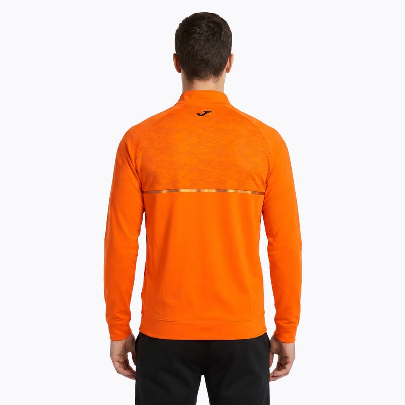 Pánska bežecká mikina Joma Record III Full Zip oranžová 2