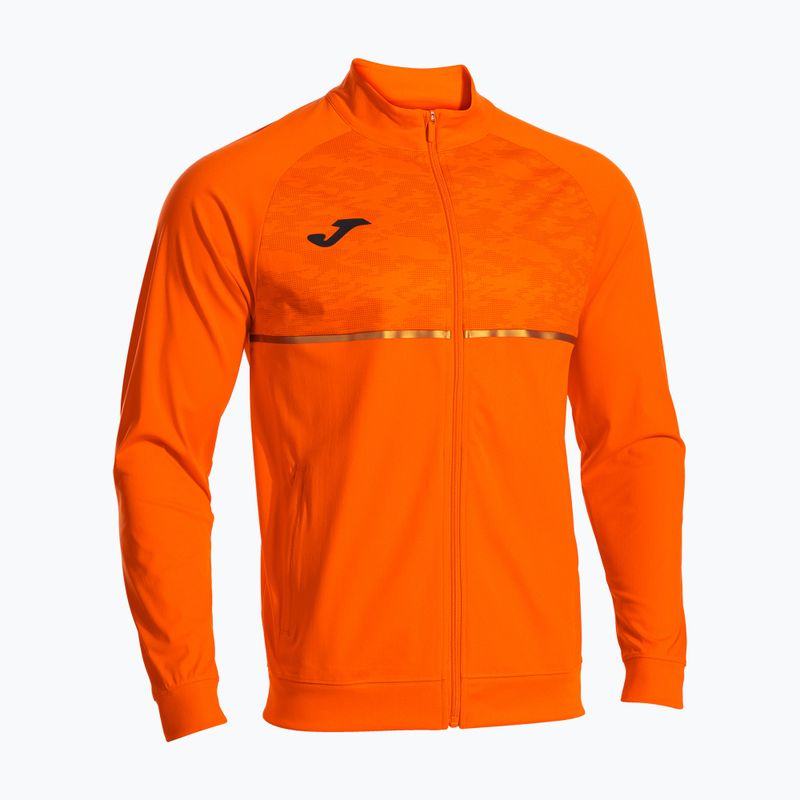 Pánska bežecká mikina Joma Record III Full Zip oranžová