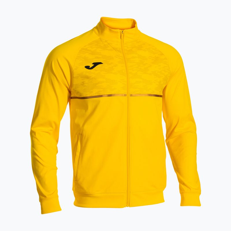 Pánska bežecká mikina Joma Record III Full Zip žltá