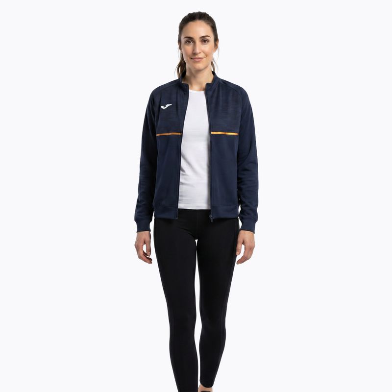 Dámska bežecká mikina Joma Record III Full Zip navy 2