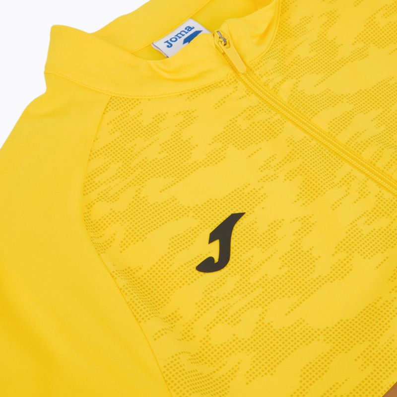 Dámska bežecká mikina Joma Record III Full Zip žltá 3