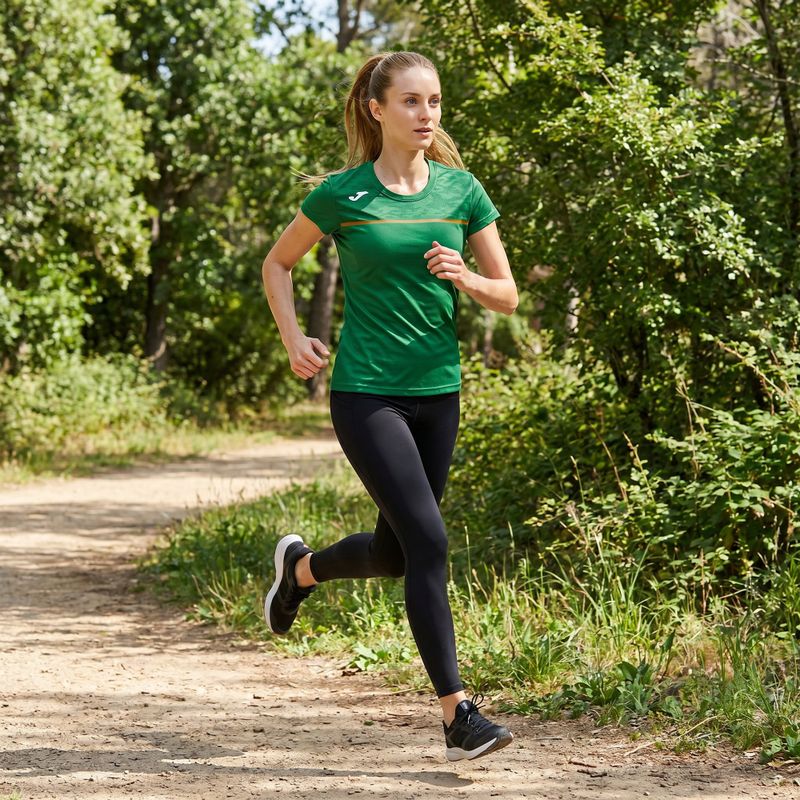 Dámske bežecké tričko Joma Record III green 8