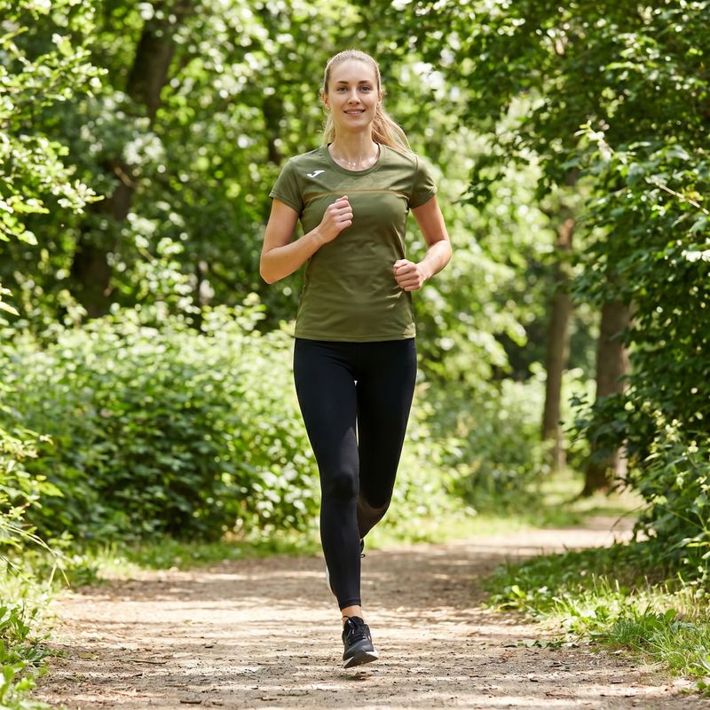 Dámske bežecké tričko Joma Record III khaki 9