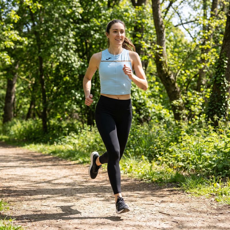 Dámske bežecké tričko Joma Record III Top light blue 6