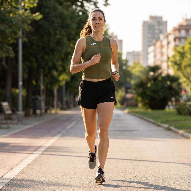 Dámske bežecké tričko Joma Record III Top khaki 6