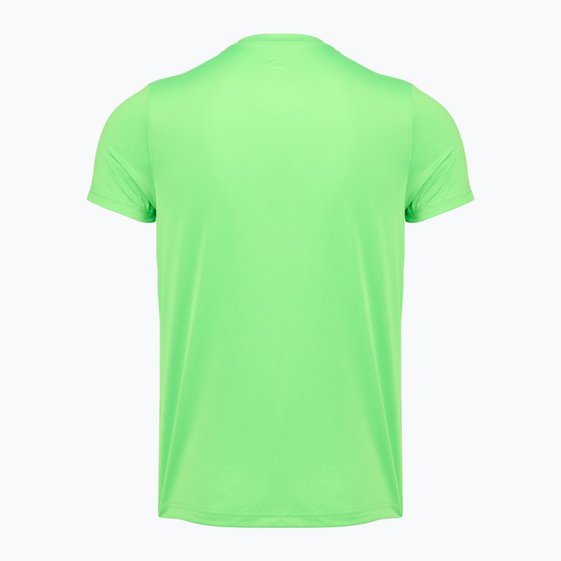 Pánske bežecké tričko Joma Record III fluor green 2