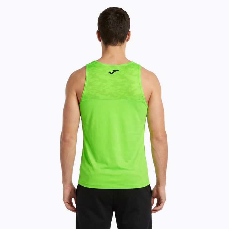 Pánske bežecké tričko Joma Record III fluor green 2