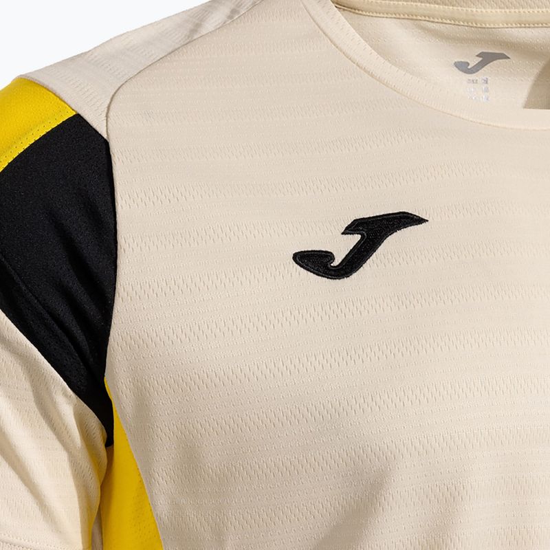 Pánske tričko Joma Montreal beige/yellow 3