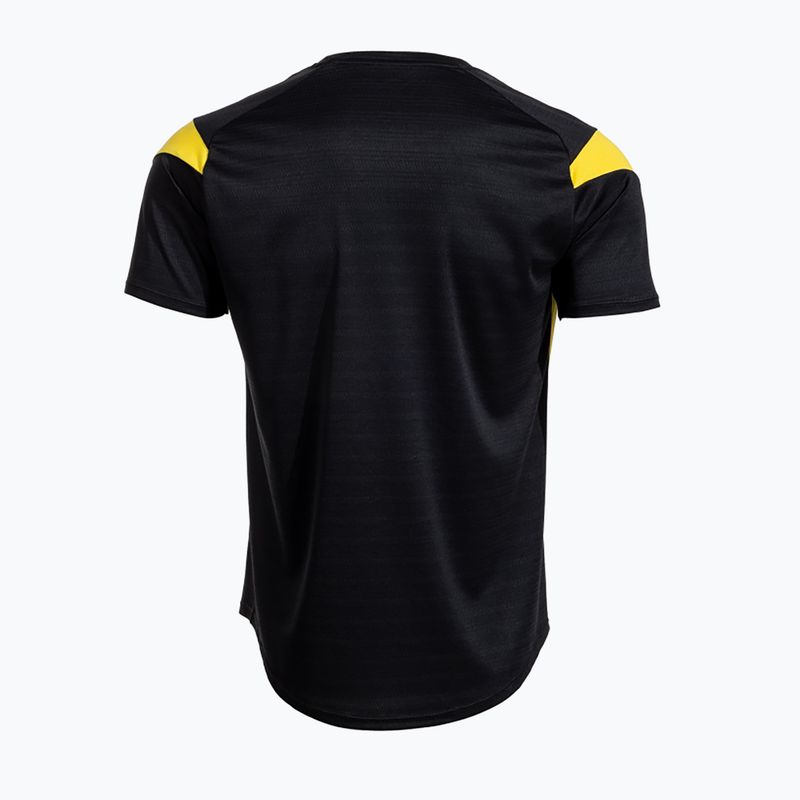 Pánske tričko Joma Montreal black/yellow 2