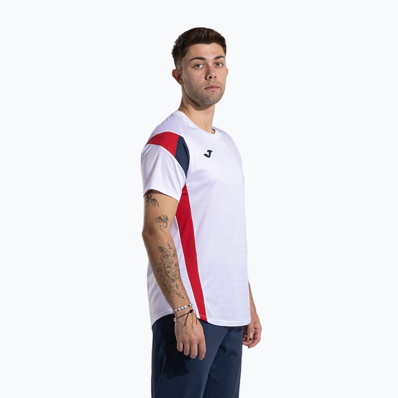 Pánske tričko Joma Montreal white/red 3