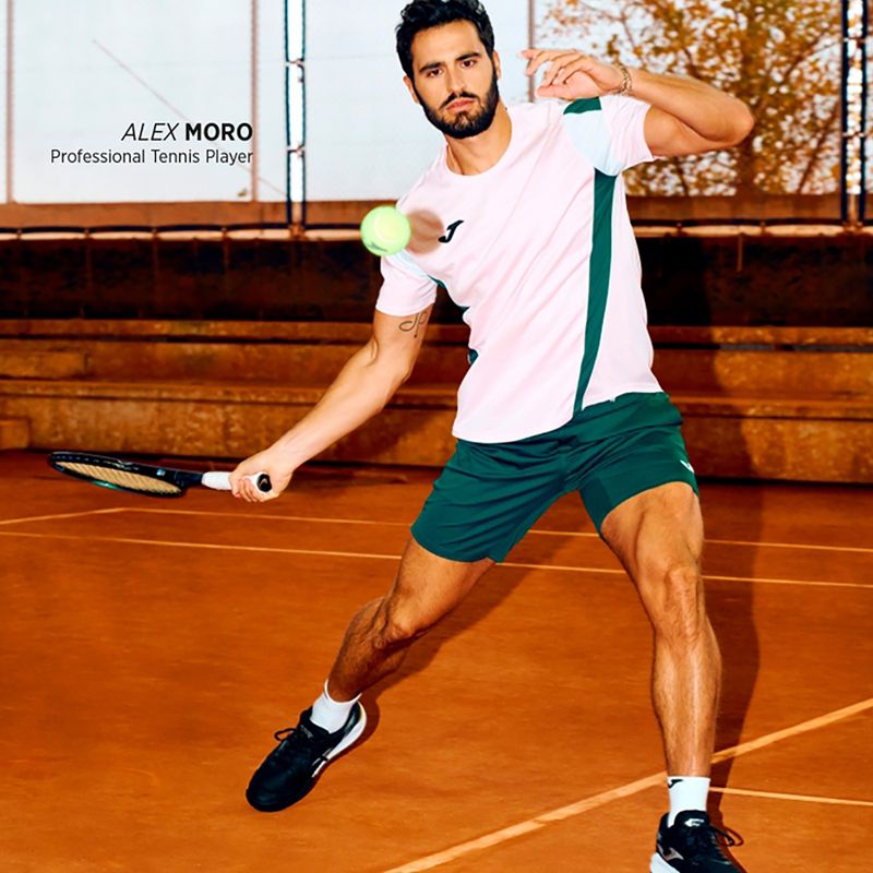 Pánske tričko Joma Montreal pink/green 3