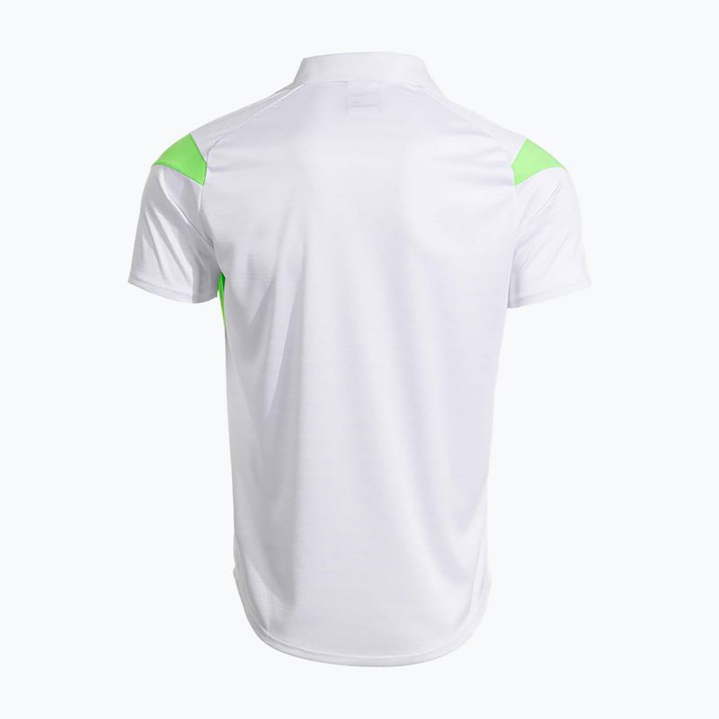 Pánske tenisové tričko Joma Montreal white/fluor green 3