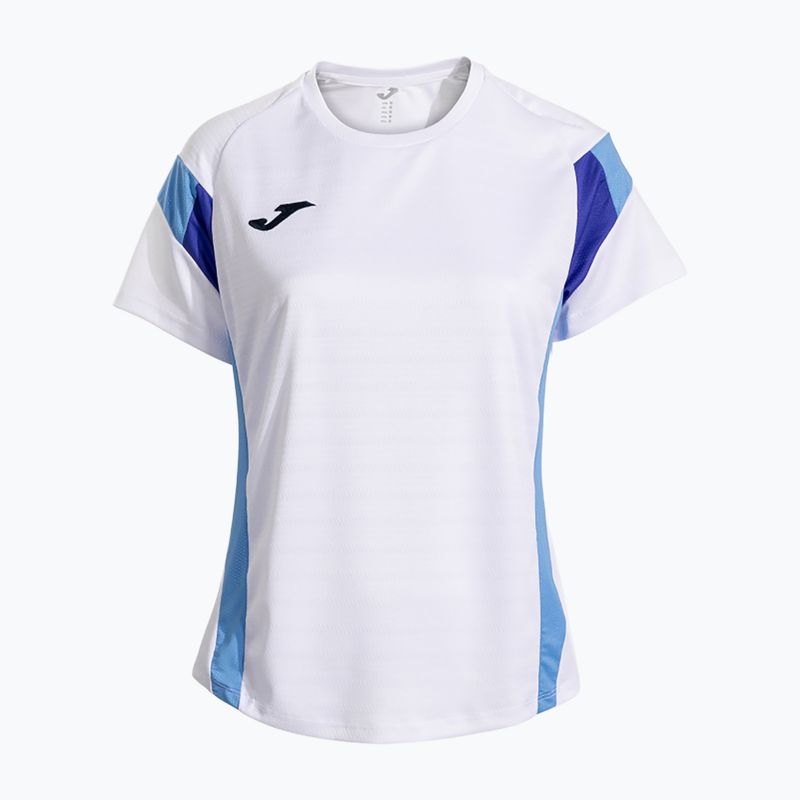 Dámske tenisové tričko Joma Montreal white/sky blue