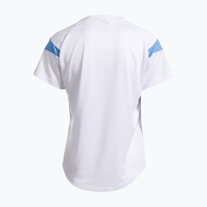Dámske tenisové tričko Joma Montreal white/sky blue 3