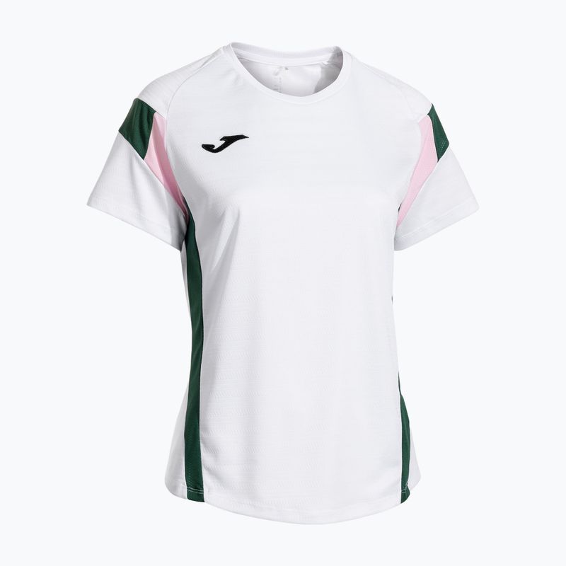 Dámske tenisové tričko Joma Montreal white/green 2
