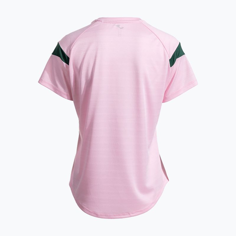 Dámske tenisové tričko Joma Montreal pink/green 3