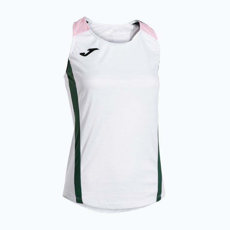 Dámske tenisové tričko Joma Montreal white/green