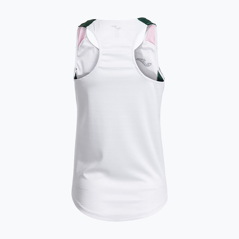 Dámske tenisové tričko Joma Montreal white/green 2