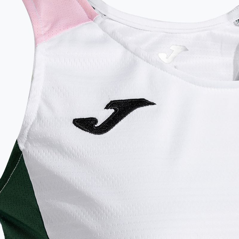 Dámske tenisové tričko Joma Montreal white/green 3