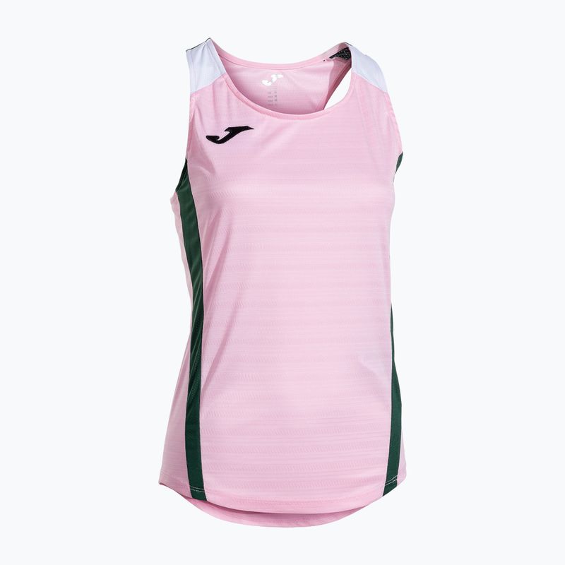 Dámske tenisové tričko Joma Montreal pink/green