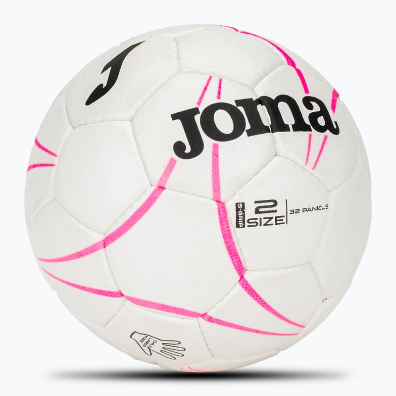 Lopta na hádzanú Joma S-Grip white/flour pink veľkosť 2 2