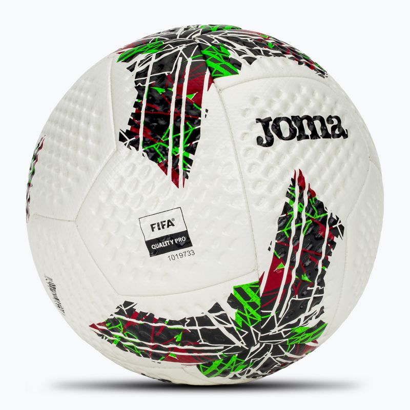 Futbalová lopta Joma Gioco III white/green veľkosť 5 2