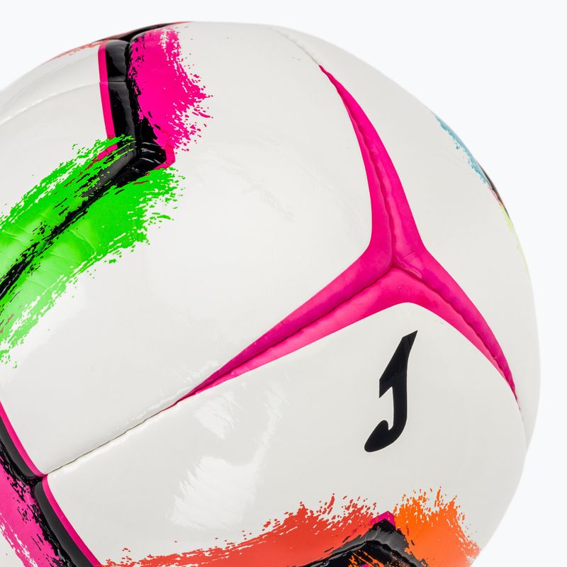 Futbalová lopta Joma Halley II white/fluor pink veľkosť 4 4