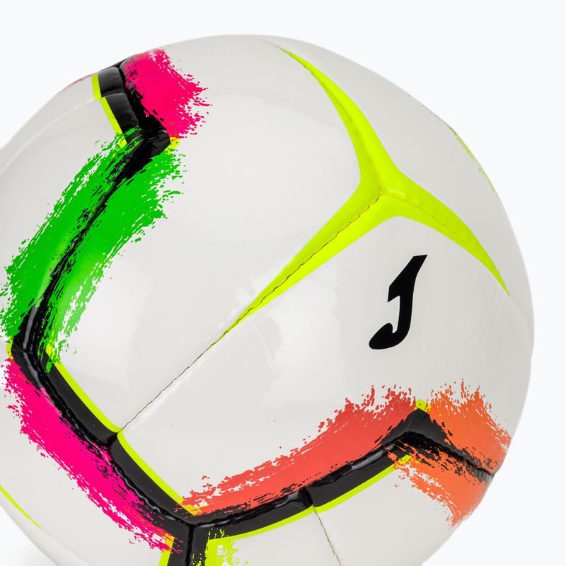 Futbalová lopta Joma Halley II white/fluor green veľkosť 5 4