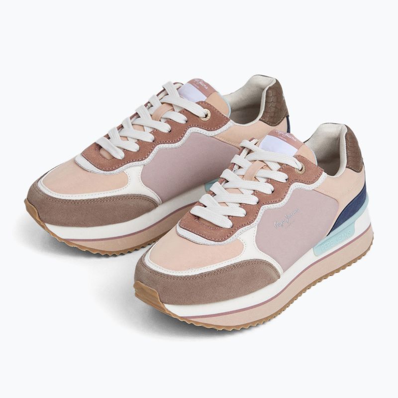 Dámske topánky Pepe Jeans Rusper Combi mud brown 2