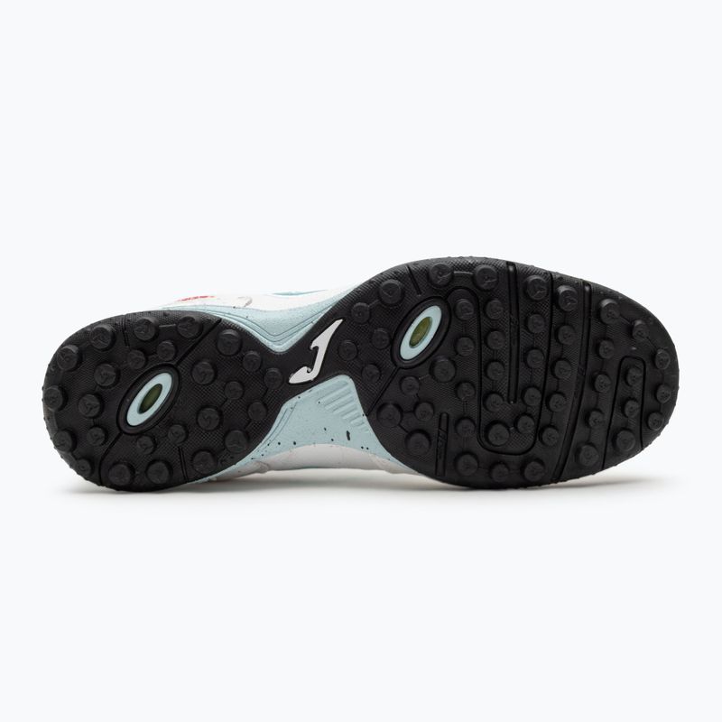 Pánske kopačky Joma Top Flex TF white/turqoise 4