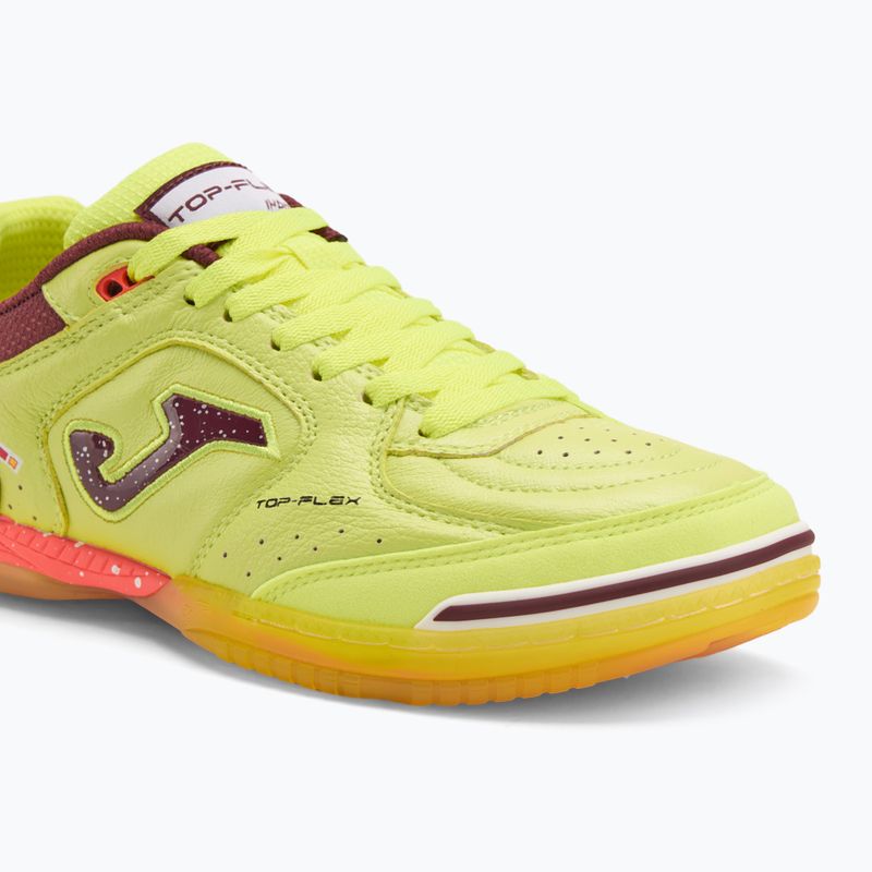 Pánske kopačky Joma Top Flex IN fluor yellow/purple 7
