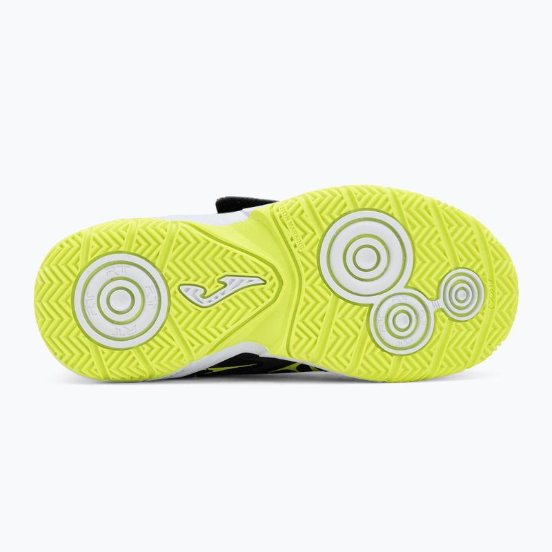 Detské kopačky Joma Super Copa Jr IN black/fuor yellow 4
