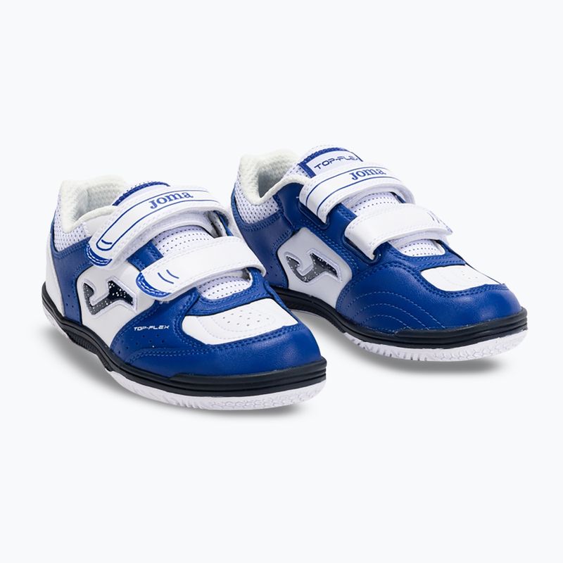Detské kopačky Joma Top Flex Jr IN royal blue/white 9