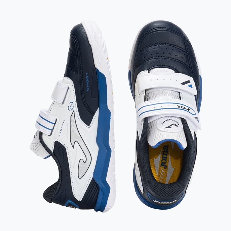 Buty piłkarskie dziecięce Joma Cancha Jr IN navy blue/white 4
