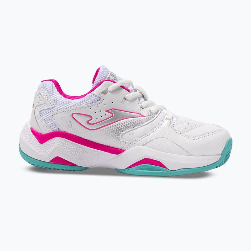 Detské tenisové topánky Joma Master JR 1000 C white/fuchsia