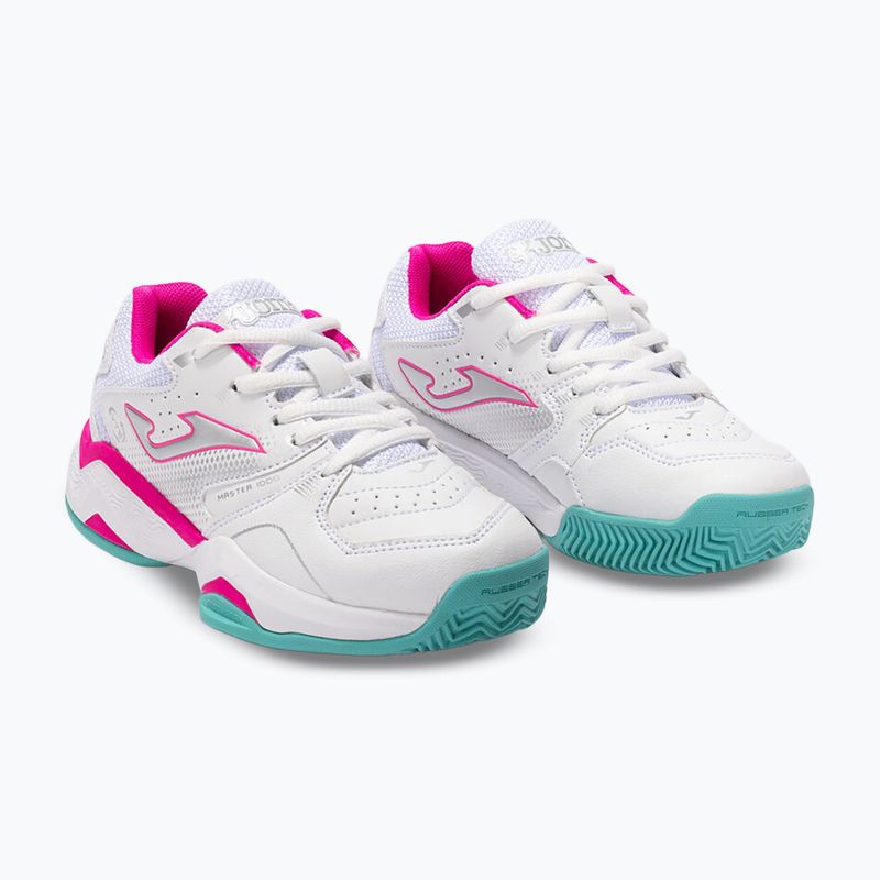Detské tenisové topánky Joma Master JR 1000 C white/fuchsia 2