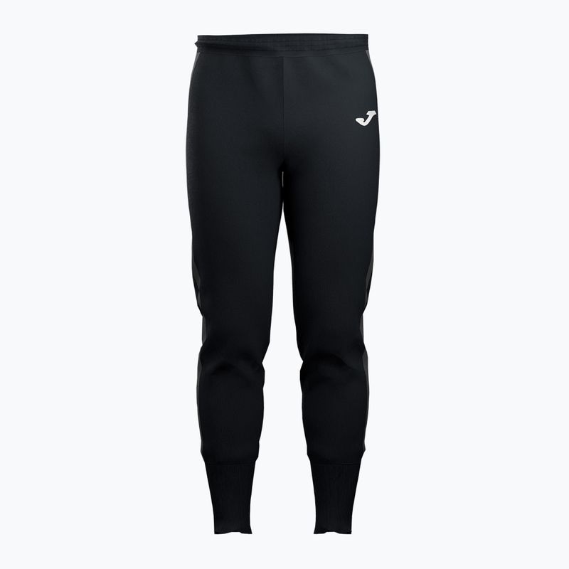 Pánske tenisové nohavice Joma Challenge black/dark grey